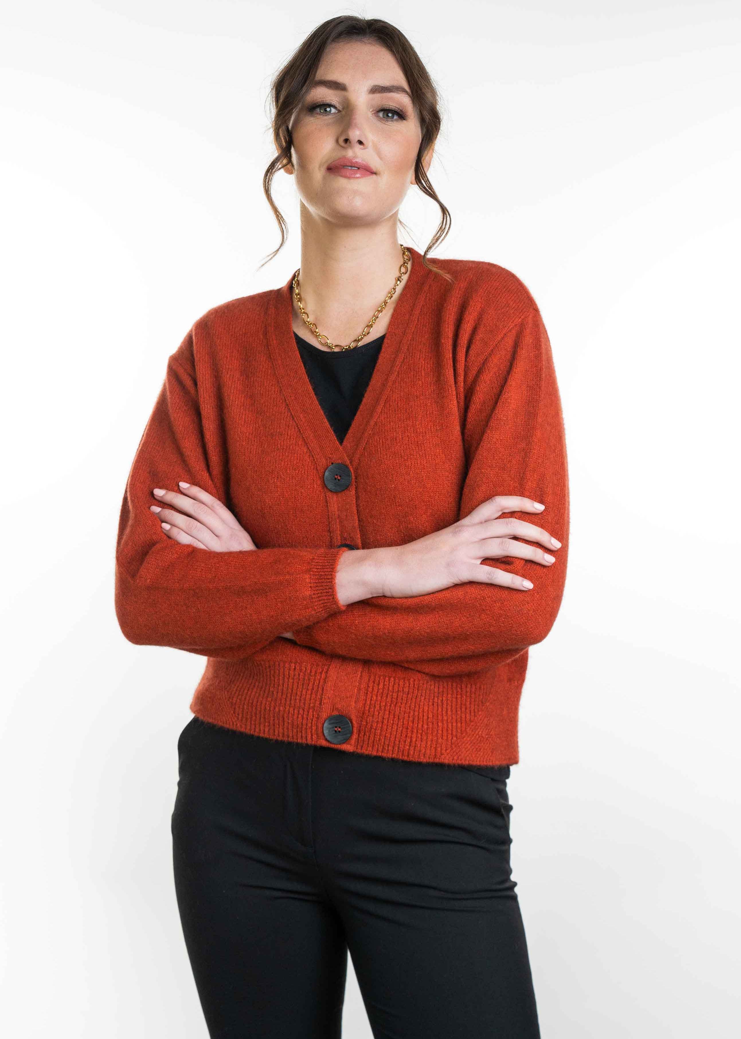 Koru Merino Possum V Neck Cardigan