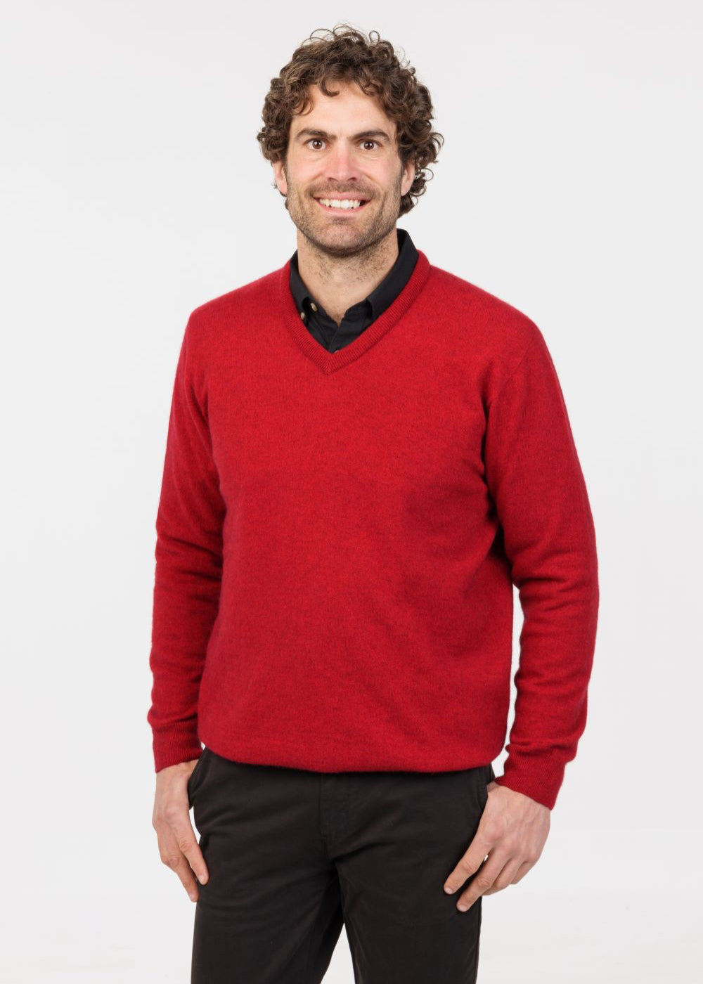 Native World Merino Possum silk Classic V Neck jersey.Made in New Zealand . Great for casual wear, golf, tennis, bowls, pickleball.