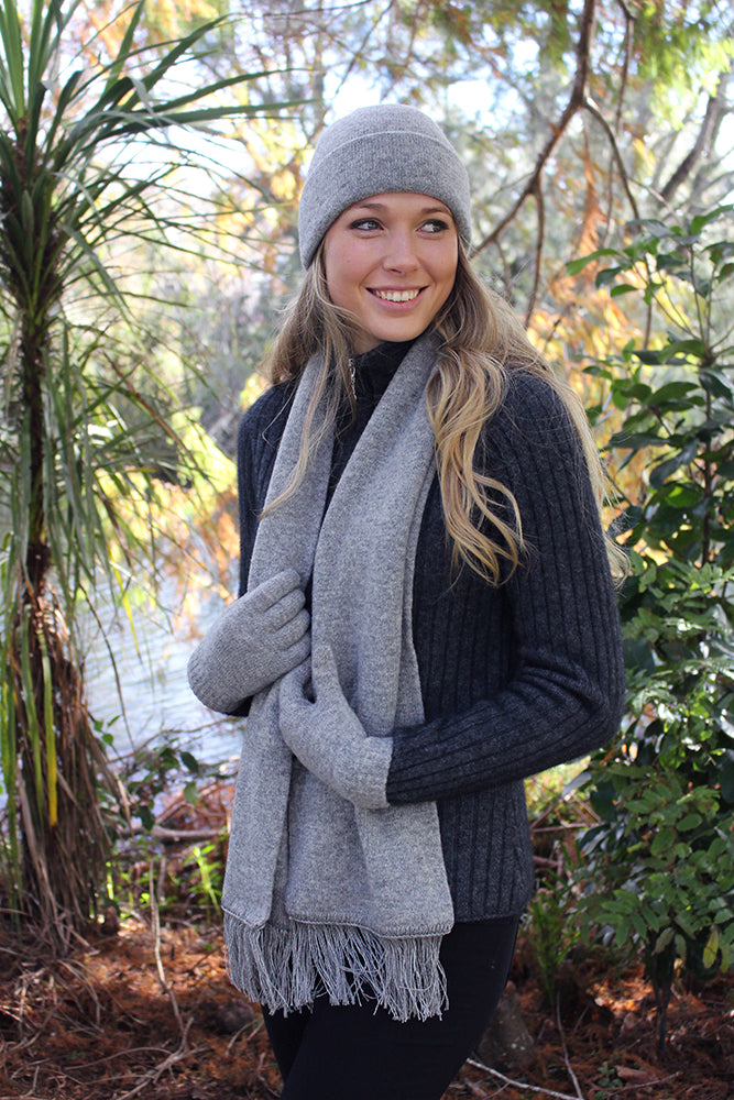 Merino Lambswool Plain Beanie