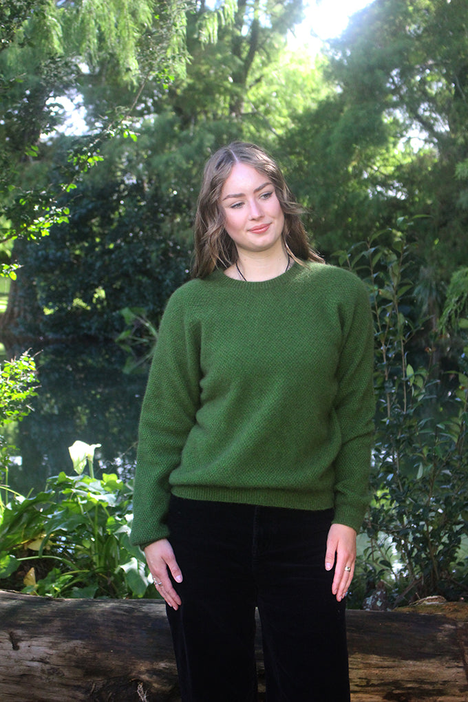 Lothlorian Merino Possum Spry Textured Jumper