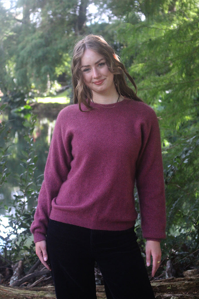 Lothlorian Merino Possum Spry Textured Jumper