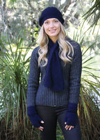 Merino Possum Dash Fingerless Mittens