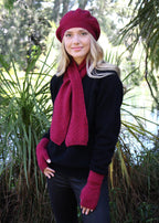 Merino Possum Dash Fingerless Mittens