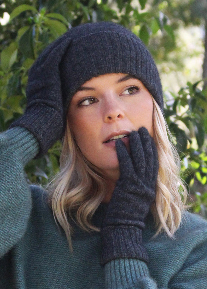 Merino Possum Turnback Beanie