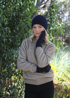 Merino Possum Turnback Beanie