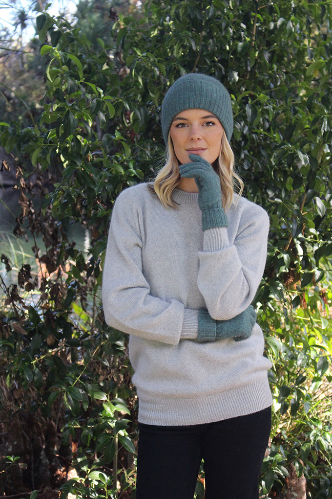 Merino Possum Turnback Gloves