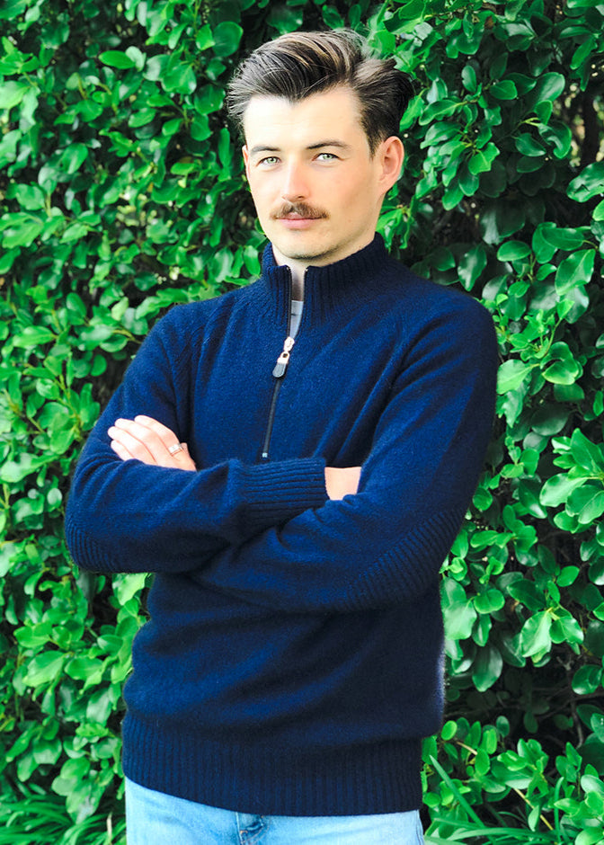 Lothlorian Merino Possum Mens Patch Jumper Jumper