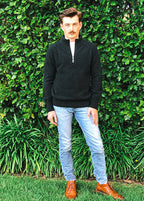 Lothlorian Merino Possum Mens Patch Jumper Jumper