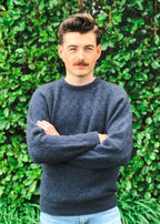 Lothlorian Merino Possum Crew Neck Purl Jumper