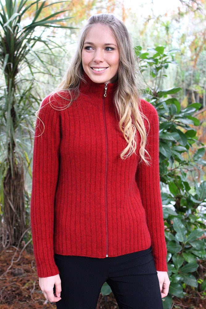 Lothlorian Merino Possum 4X2 Rib Jacket
