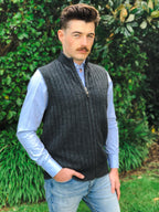 Lothlorian Merino Possum  Rib Zip Vest