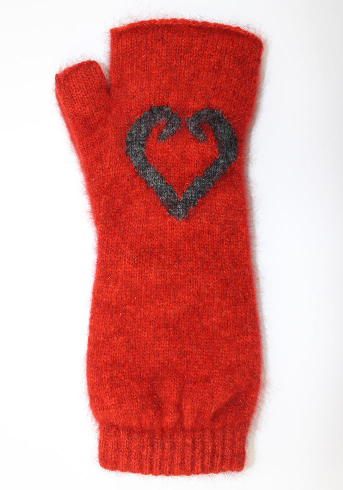 Merino Possum Aroha Fingerless Mitten