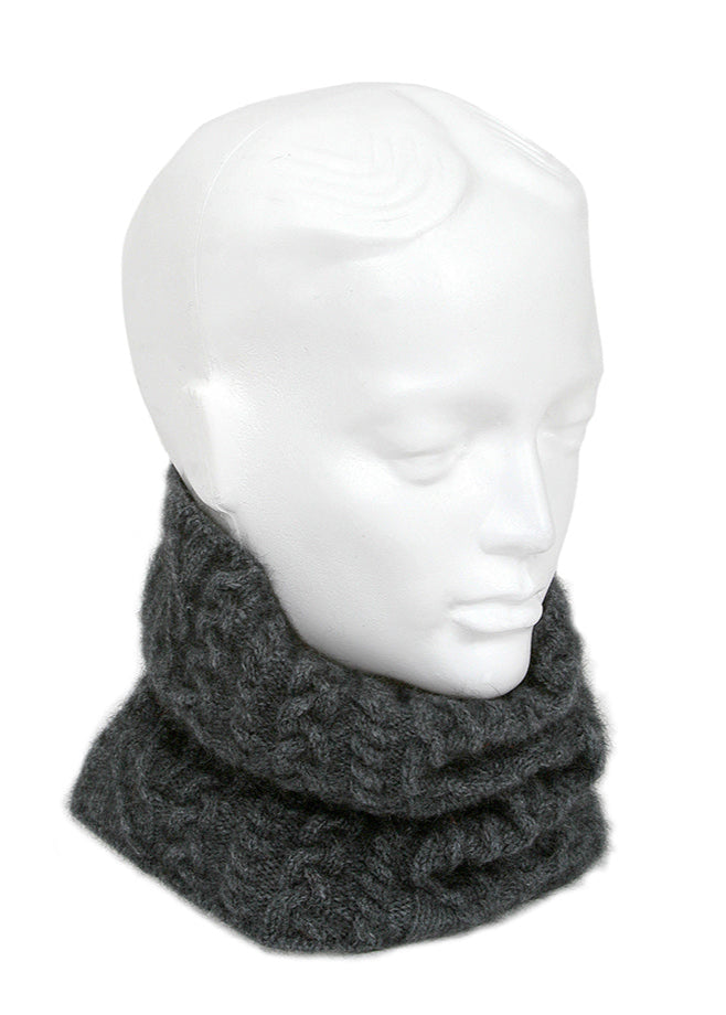 Merino Possum Cable Neck Gaiter & Headband