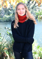 Merino Possum Cable Neck Gaiter & Headband