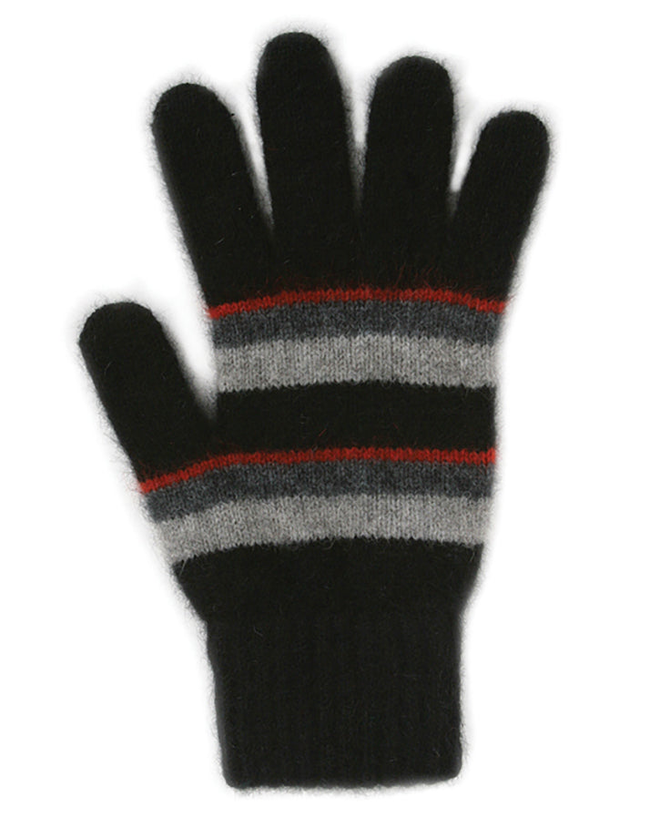 Merino Possum  Accent Stripe Glove
