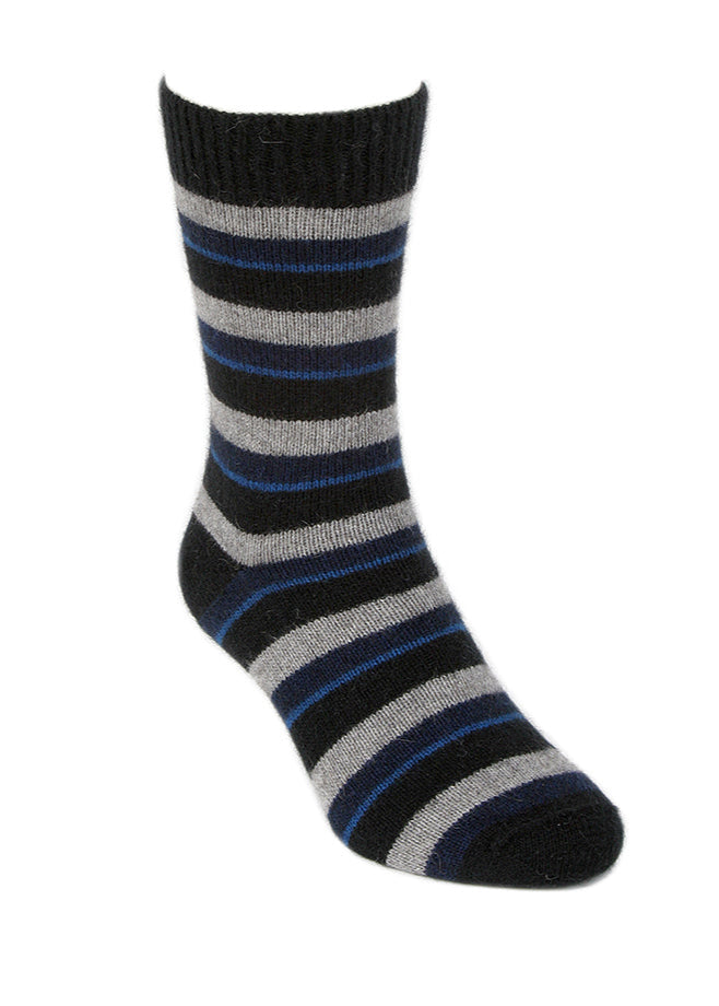Merino Possum Accent Stripe Sock