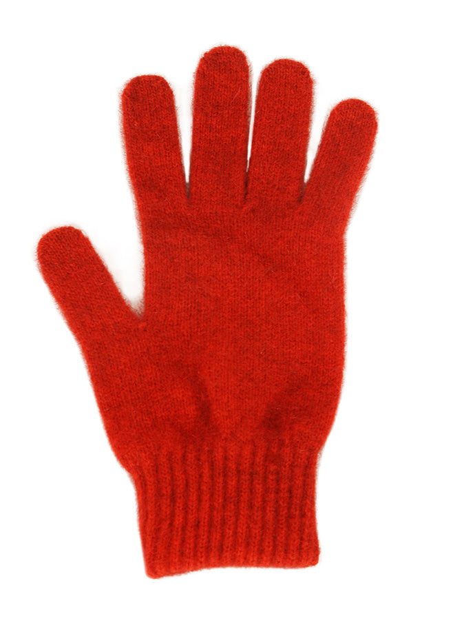 Merino Possum Plain Gloves Size