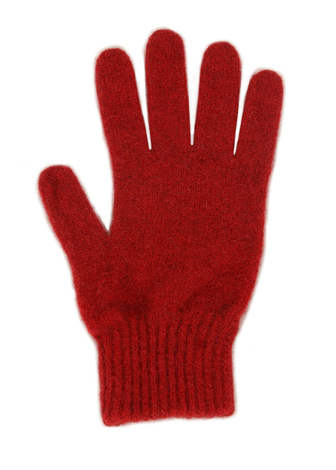 Merino Possum Plain Gloves Size