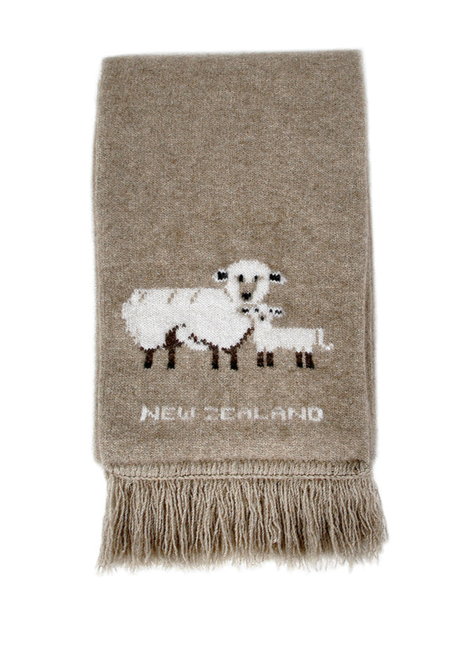 Merino Possum Double Thickness Sheep Scarf