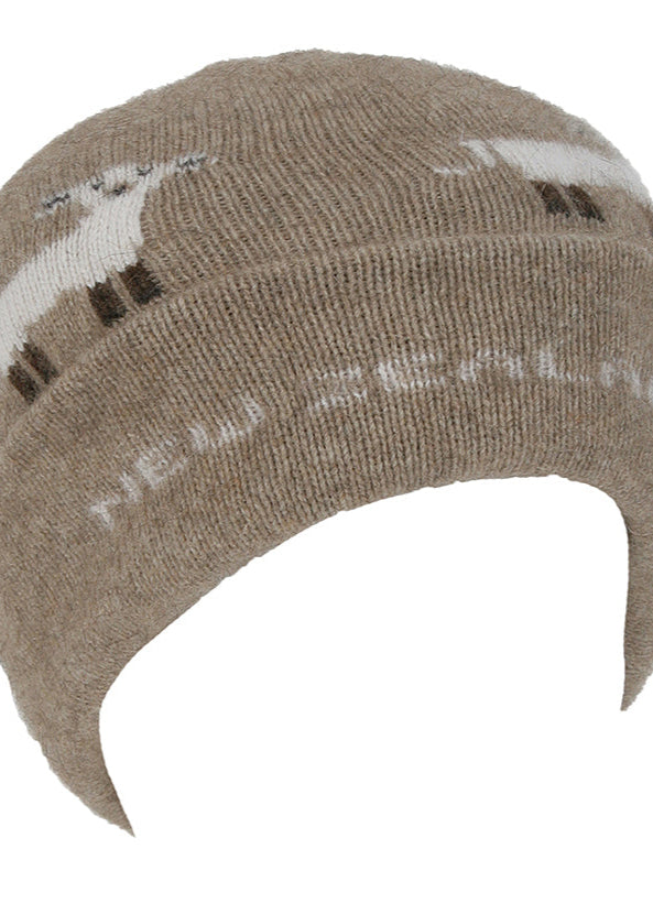 Merino Possum Sheep Double Thickness Beanie