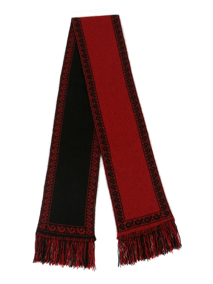 Merino Possum Reversible Koru Scarf