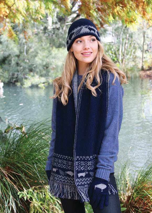 Merino Possum Kiwi Icon Scarf