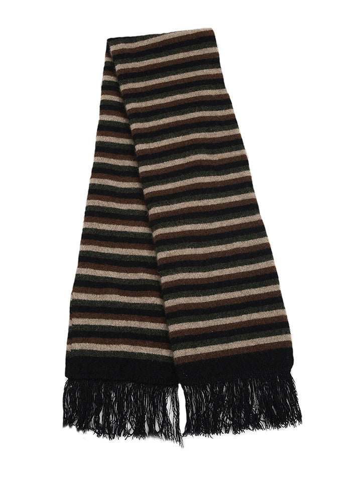 Merino Possum Multi Striped Scarf