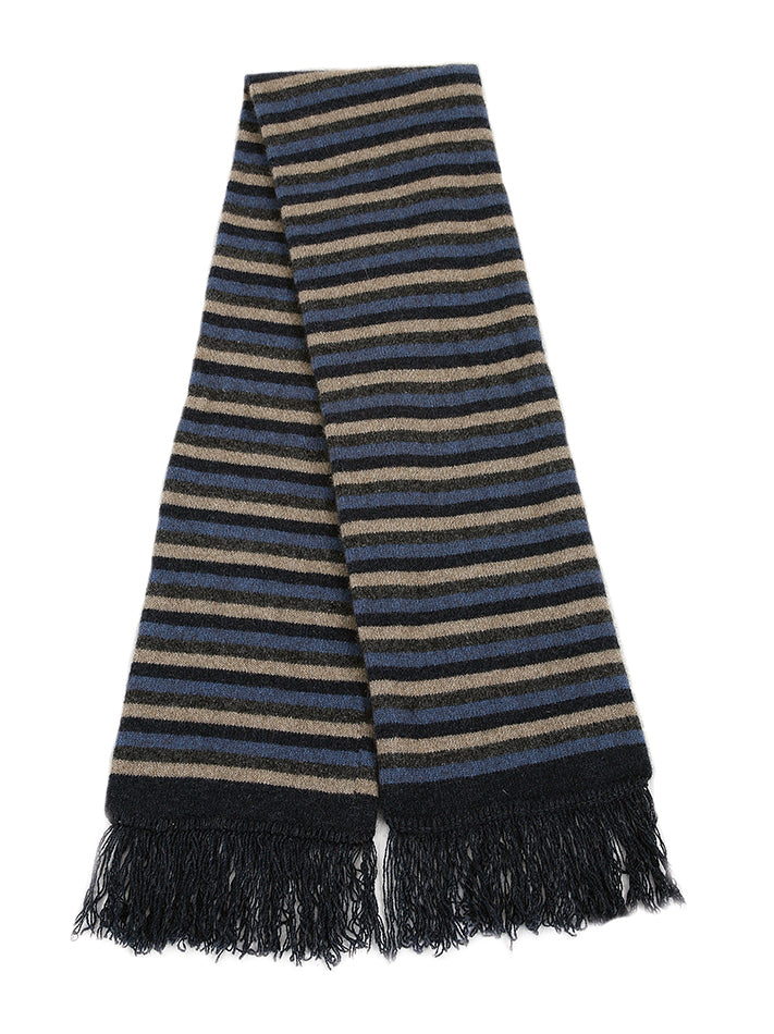 Merino Possum Multi Striped Scarf