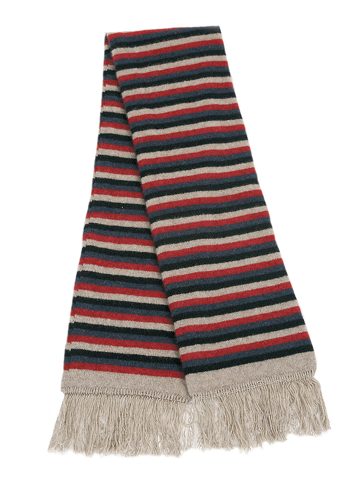 Merino Possum Multi Striped Scarf