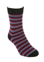 Merino Possum Multi Coloured Stripe Sock