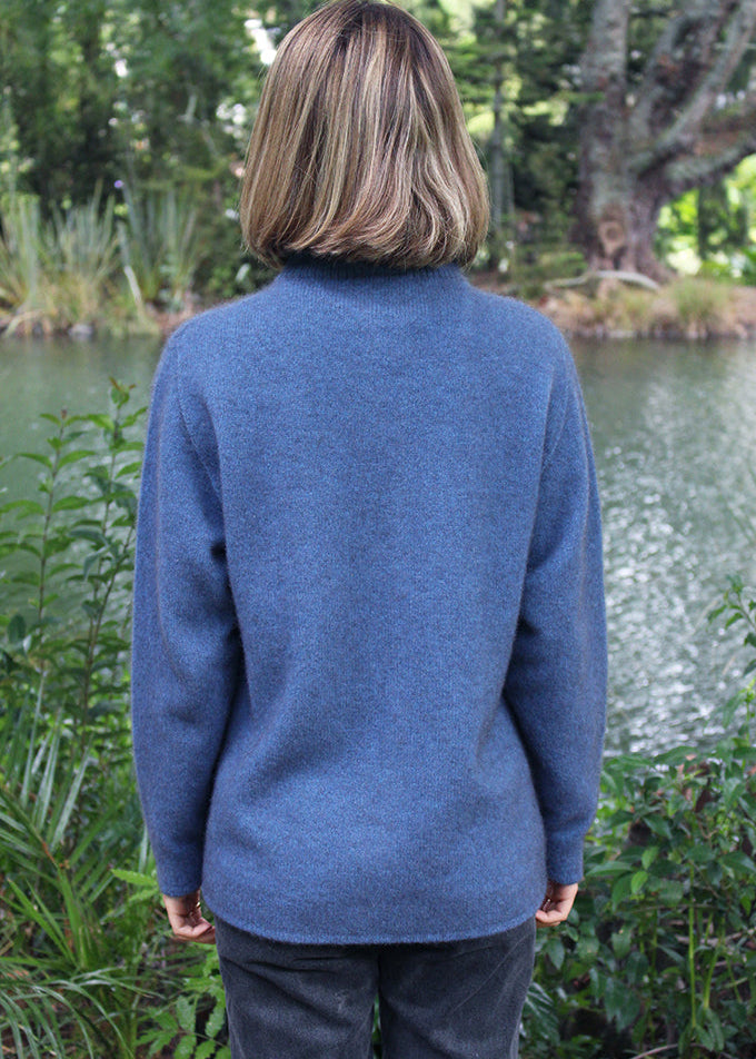 Lothlorian Merino Possum Plain Zip Cardigan with Pockets