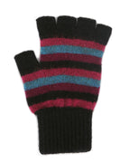 Merino Possum Stripe Fingerless Glove