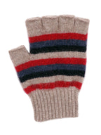 Merino Possum Stripe Fingerless Glove