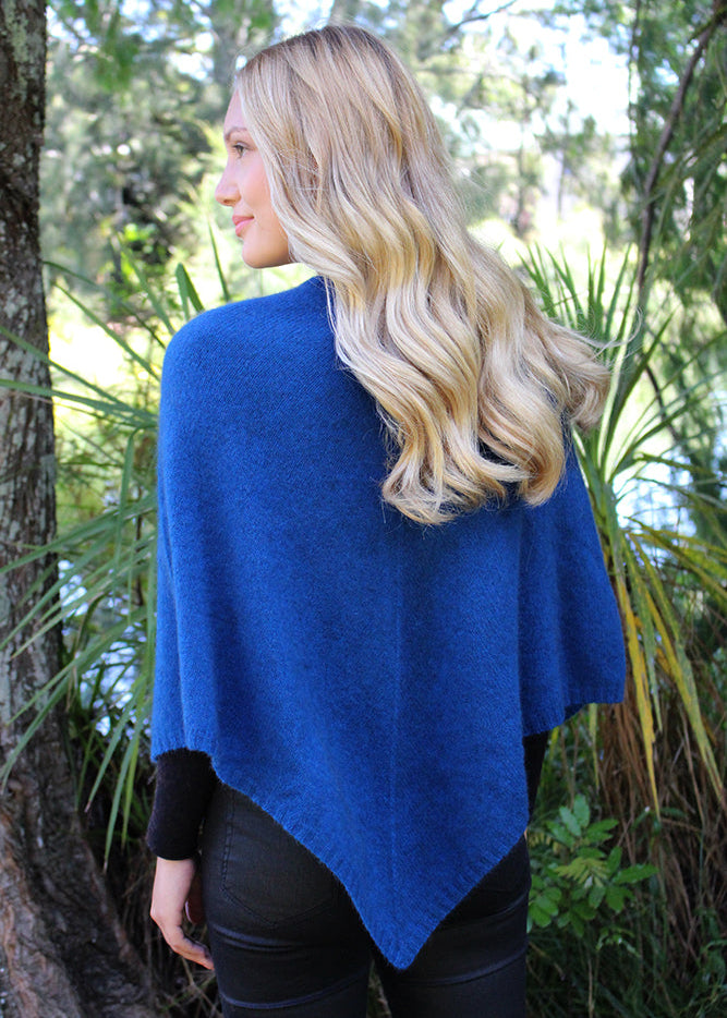 Lothlorian Merino Possum Lace Knit Poncho