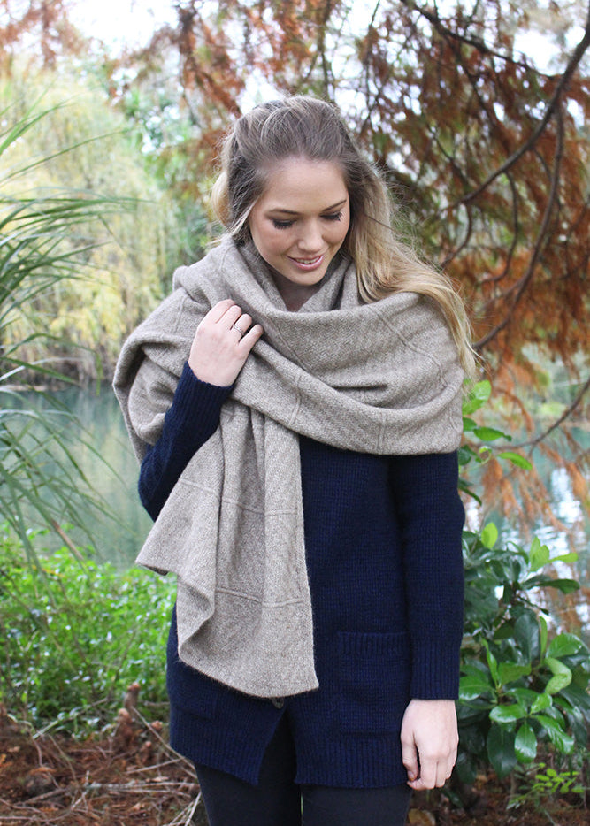 Lothlorian Merino Possum Chevron Wrap