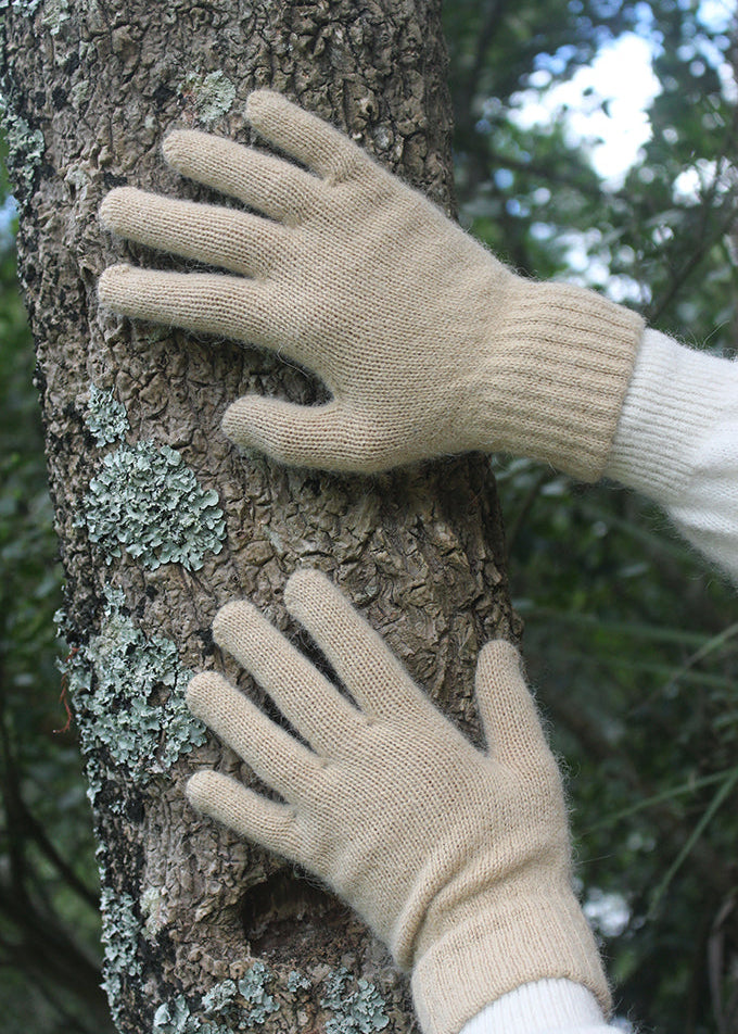 Alpaca Plain Gloves