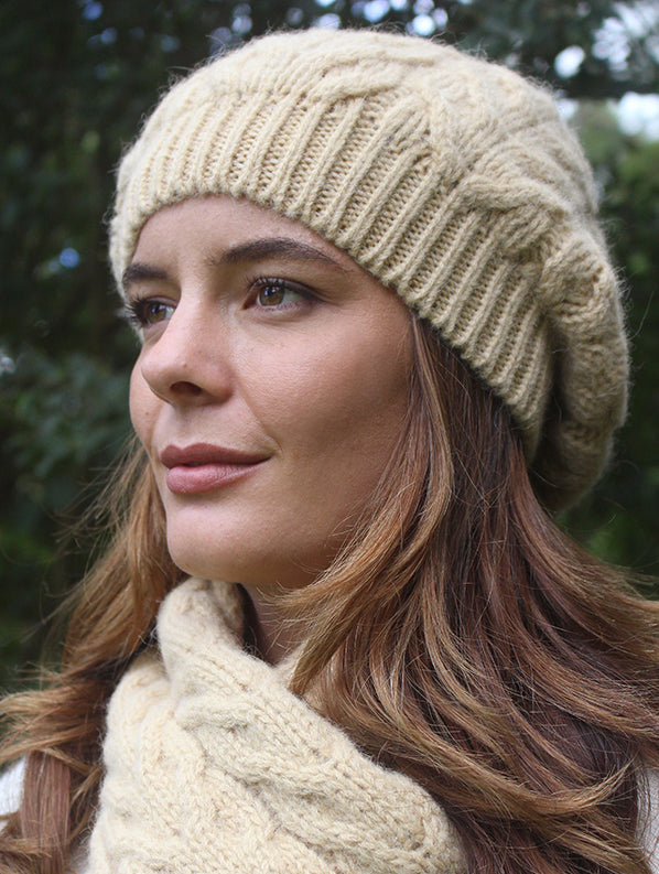Alpaca Cable Scarf