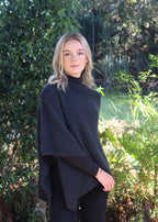 luxurious alpaca poncho inslate warm yet lightweight