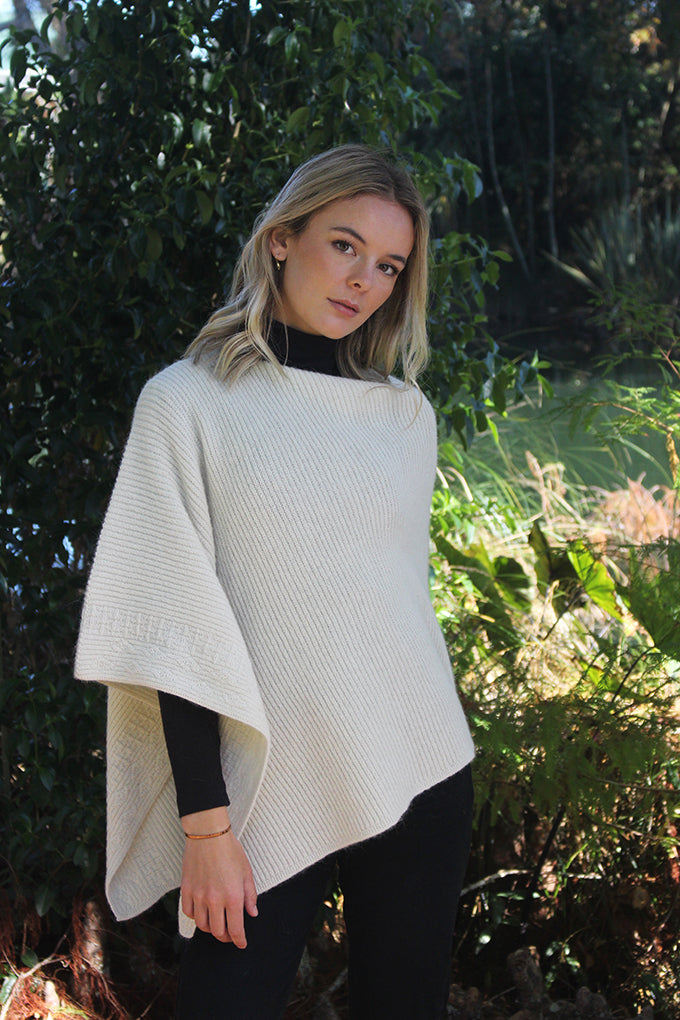 Lothlorian Alpaca Rib Poncho