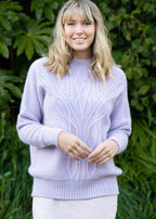 Lothlorian Alpaca Cable Crew Neck Jumper