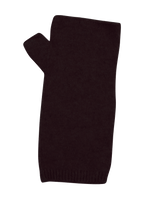 Native world Merino, possum and silk wrist warmer. Black colour 