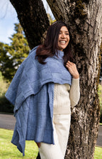 Possum Merino jacquard Wrap