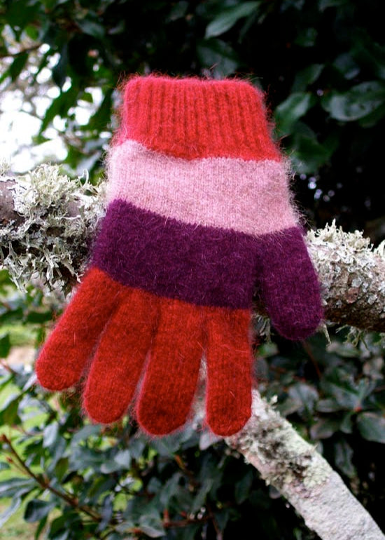 Cosy Kids Childs Striped Glove