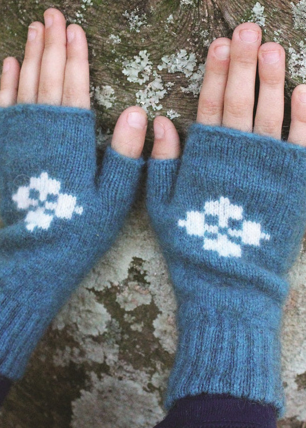 Merino Possum Child's Fingerless Mittens
