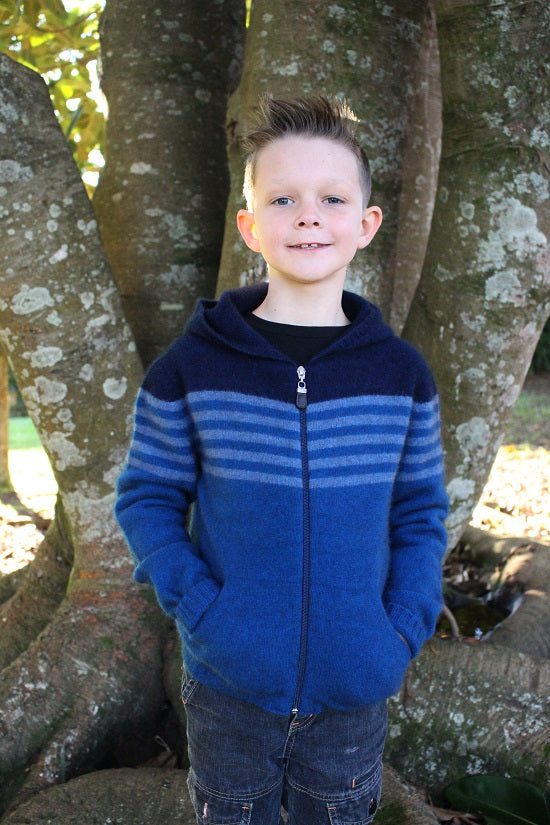 Cosy Kids Striped Hoodie