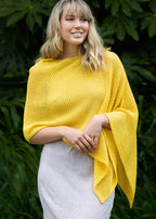 Lothlorian Cotton/Merino Mesh Poncho