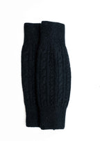 Merino Possum Koru Cable Leg Warmers