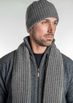 Merino Possum Ribbed Scarf