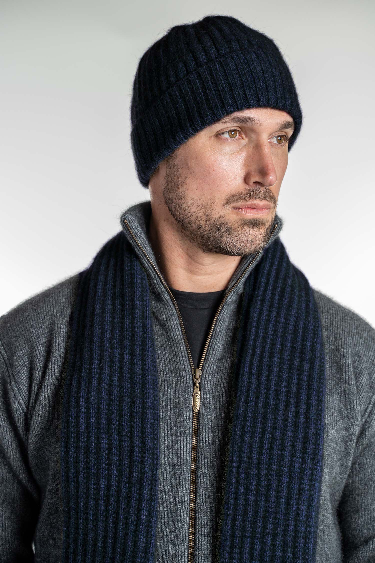 Merino Possum Ribbed Beanie