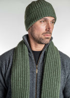 Merino Possum Ribbed Scarf